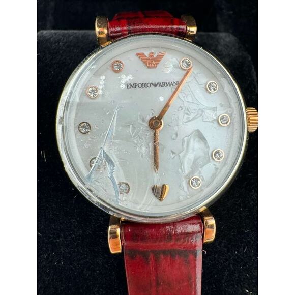 Armani Emporio Armani Earrings And Watch Gift Set 28mm Women\'s see description main image 4